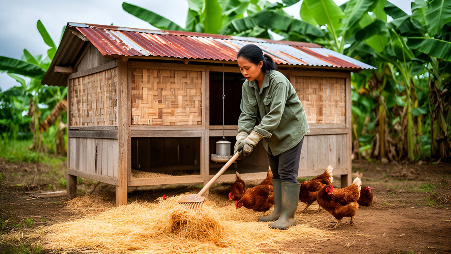 Chicken Coop in Rainy Season: 7 Ways to Keep Hens Laying